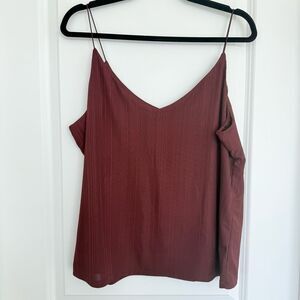 BLACK TAPE | pleated camisole